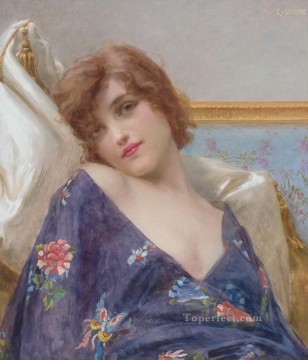 Guillaume Seignac Painting - Indolence Guillaume Seignac